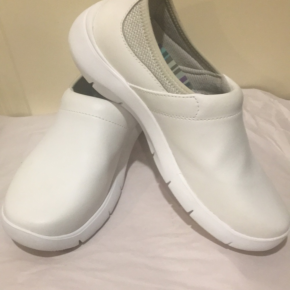 Dansko White Slip-On Professional Clog
